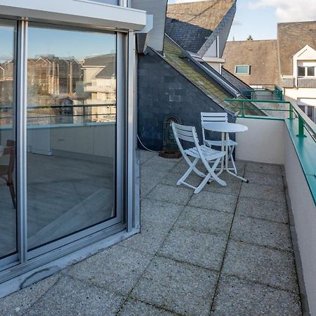 Le Mancini - Parking Et Terrasse Lägenhet Mayenne Exteriör bild